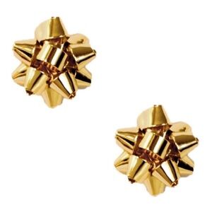 Kate Spade New York ♠️ gold bougie bow earrings